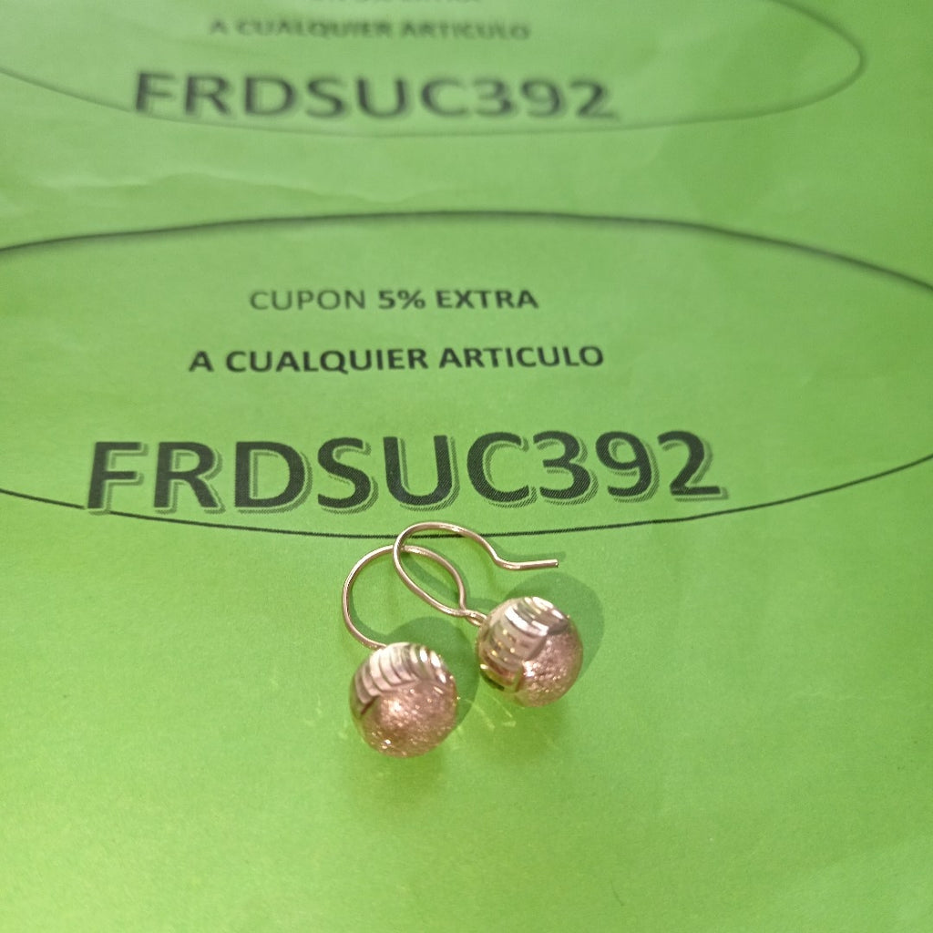 ARETES PAR ORO 10 K 1.8 GRMS (SEMINUEVO)