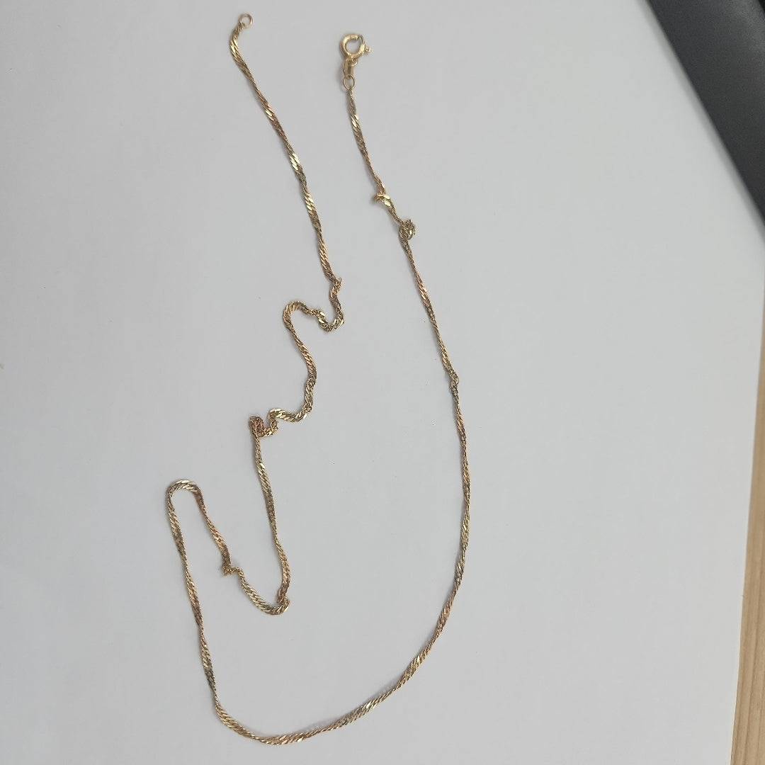 CADENA ORO 14 K 4,40 GRMS (SEMINUEVO)