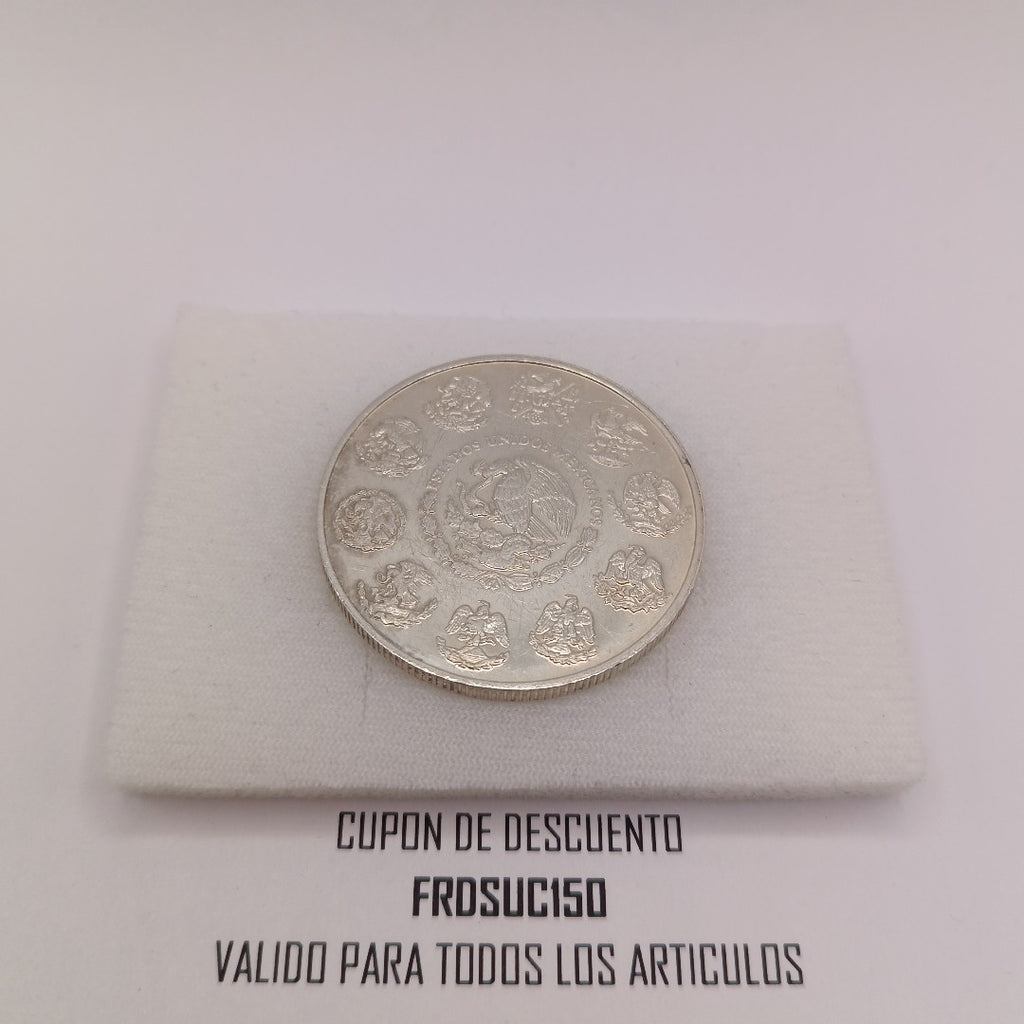 MEDALLA CONMEMORATIVA PLATA 31.1 GRMS (SEMINUEVO)