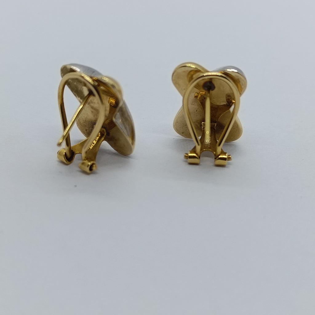 ARETES PAR ORO 14 K 4.7 GRMS (SEMINUEVO)