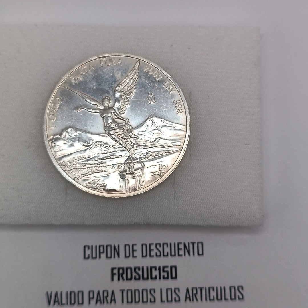 MEDALLA CONMEMORATIVA PLATA 31.1 GRMS (SEMINUEVO)