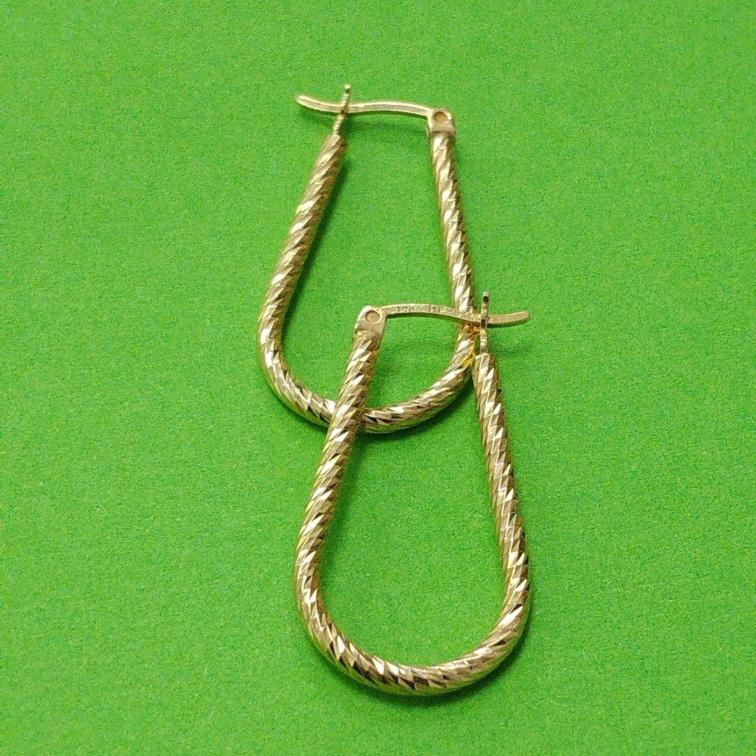 ARRACADAS PAR ORO 14 K 2.3 GRMS (SEMINUEVO)