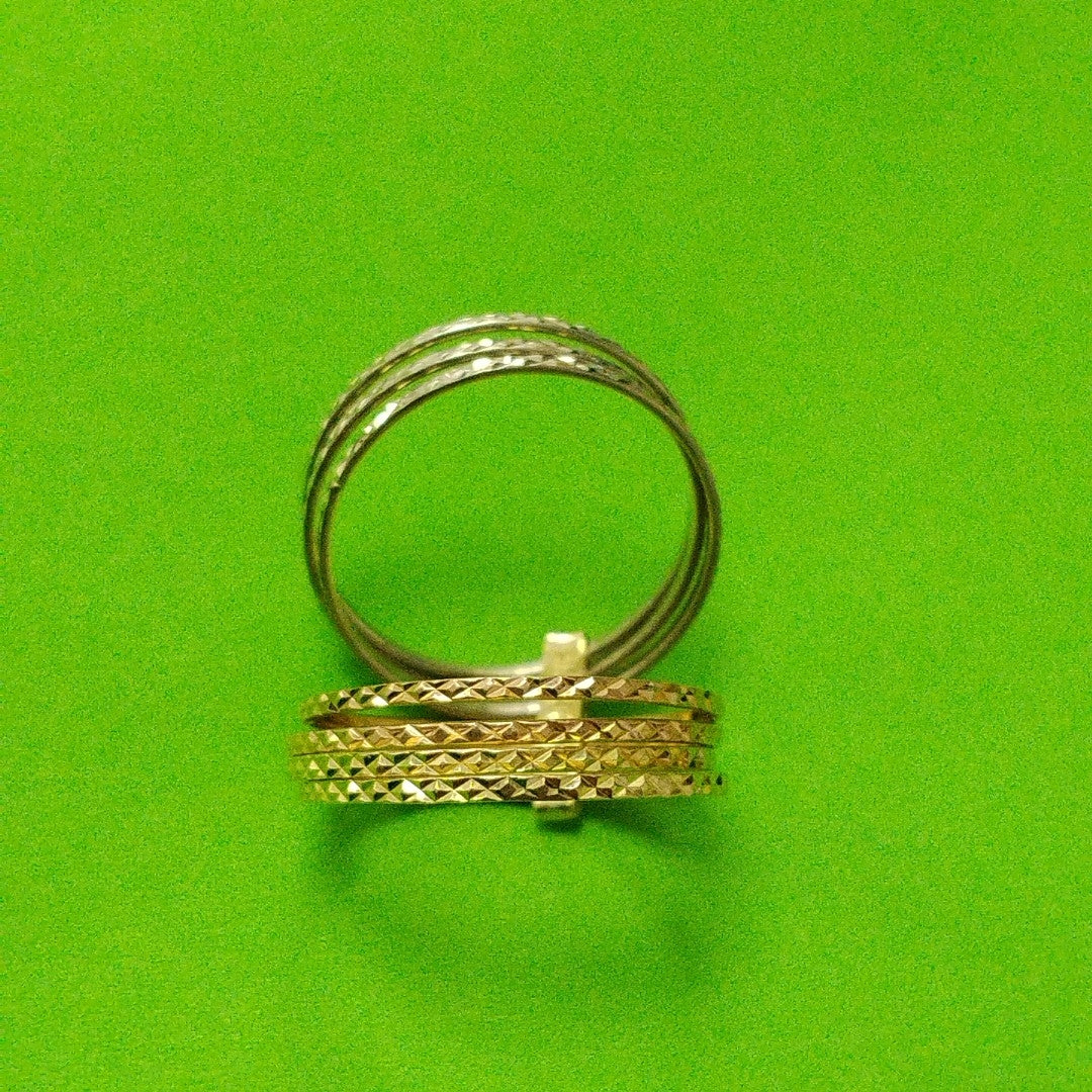 SEMANARIO DE ARGOLLAS ORO 14 K 3 GRMS (SEMINUEVO)