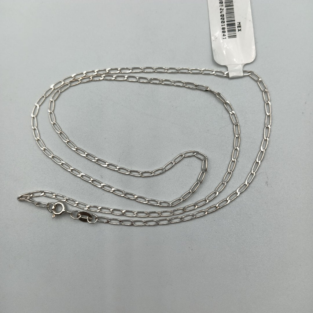 CADENA TEJIDO ESLABONES PLATA .925 55 CM 2.8 GR (NUEVO)