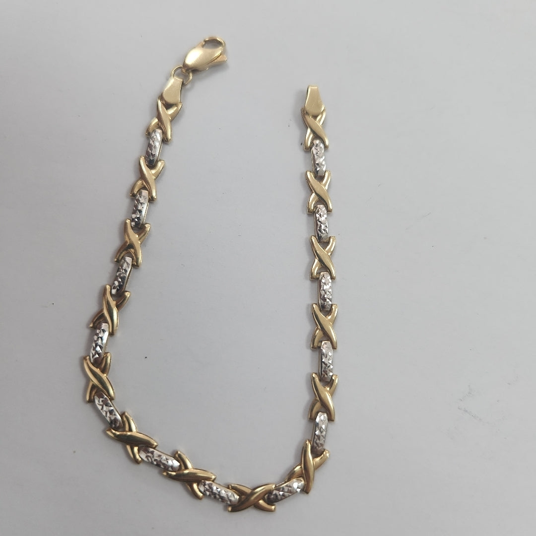 PULSERA ORO,RODIADO 14 K 4,60 GRMS (SEMINUEVO)