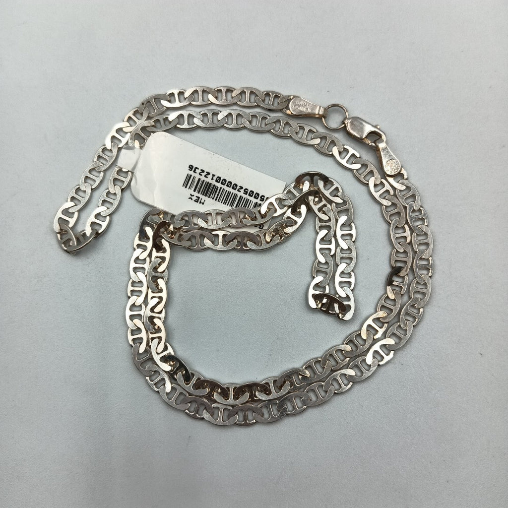 CADENA TEJIDO GUCHI PLATA .925 55 CM 12.6 GR (NUEVO)