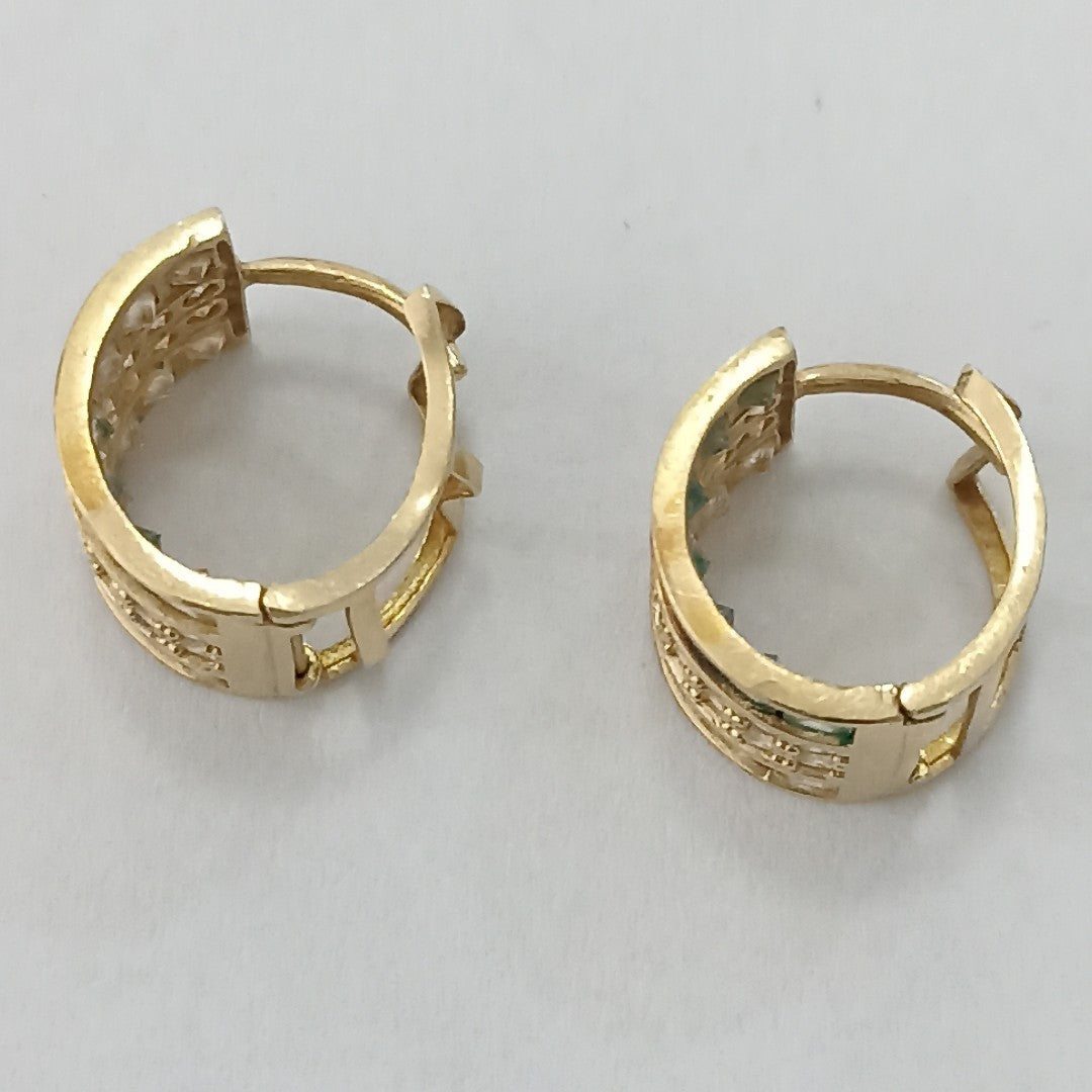 ARETES PAR ORO 14 K 4.2 GRMS (SEMINUEVO)