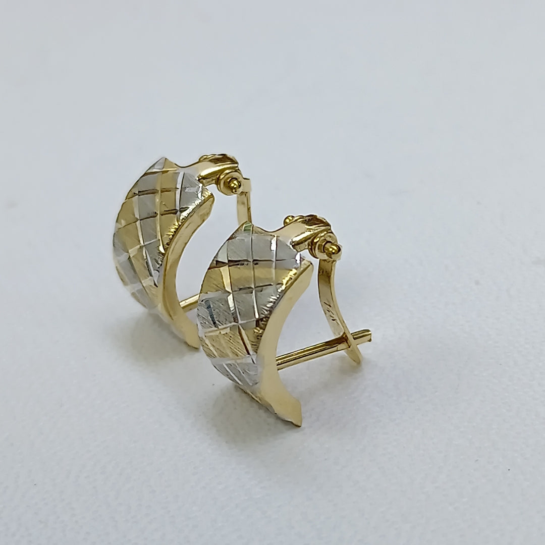 ARRACADAS PAR ORO 14 K 1,80 GRMS (SEMINUEVO)