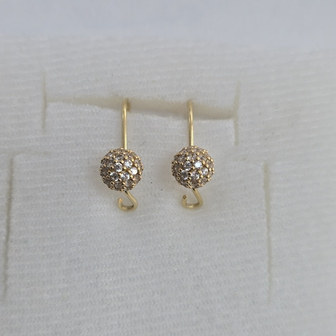 ARETES PAR ORO 10 K 2.1 GRMS (SEMINUEVO)