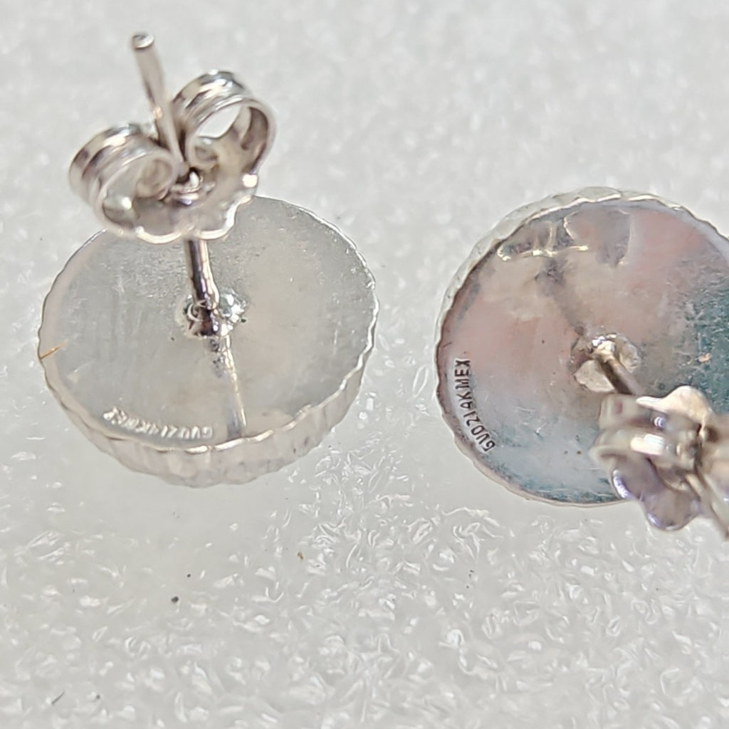 ARETES PAR ORO BLANCO 14 K 2.4 GRMS (SEMINUEVO)