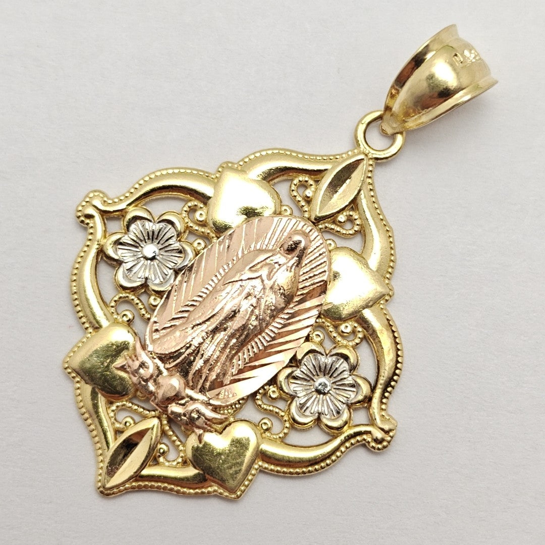 MEDALLA RELIGIOSA ORO, ORO COMBINADO 14 K 3.2 GRMS (SEMINUEVO)