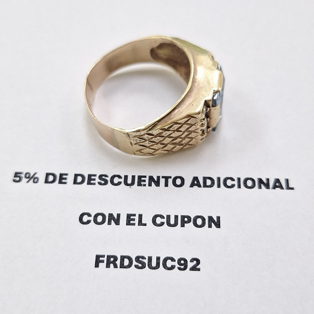 ANILLO ORO 10 K 5.8 GRMS (SEMINUEVO)