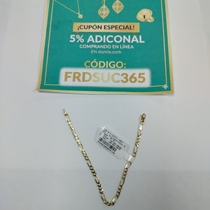 PULSERAS 3X1 ORO 14K 18 CM 2.9 GR (NUEVO)