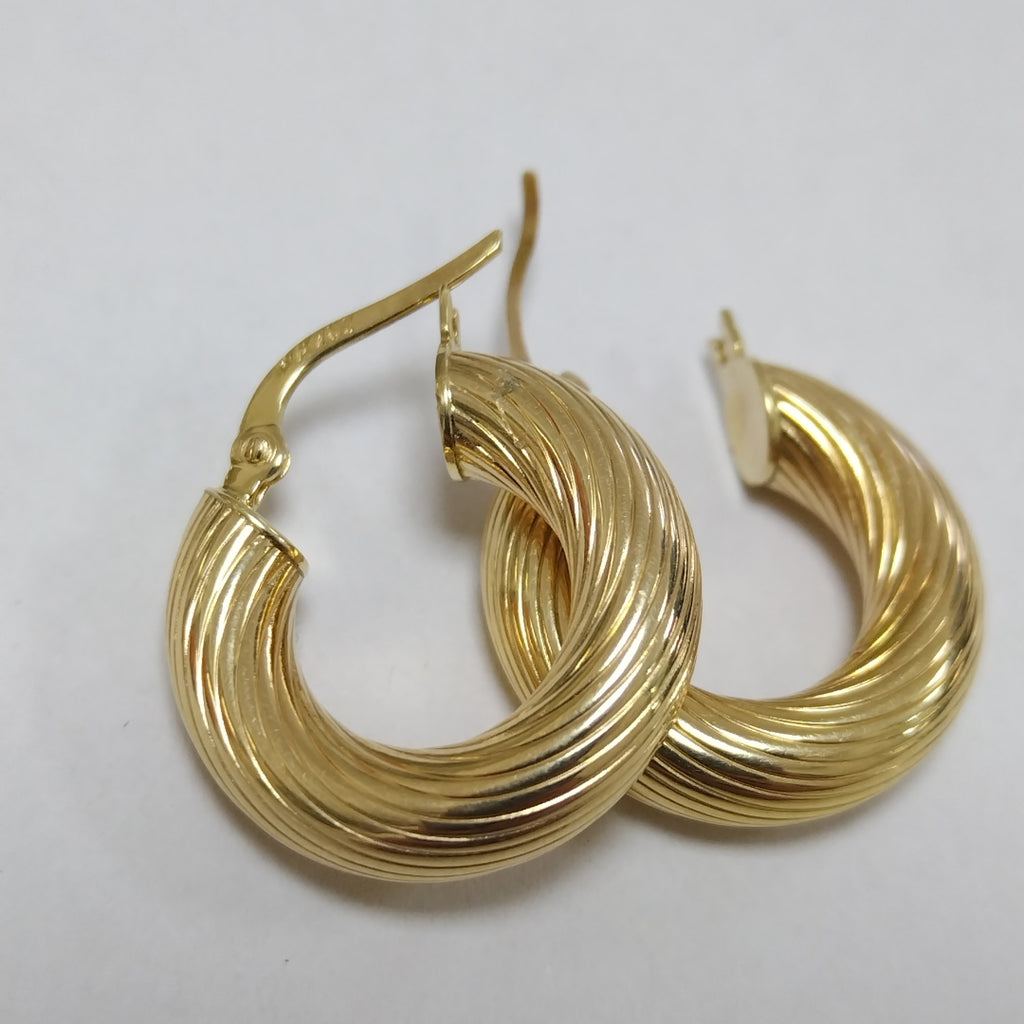 ARRACADAS PAR ORO 14 K 2.3 GRMS (SEMINUEVO)
