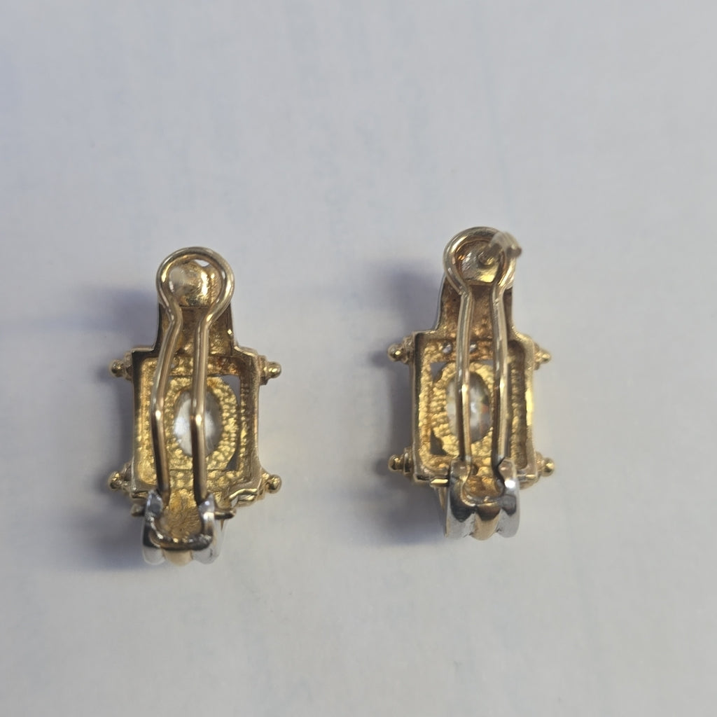 ARETES PAR ORO 14 K 8.6 GRMS (SEMINUEVO)