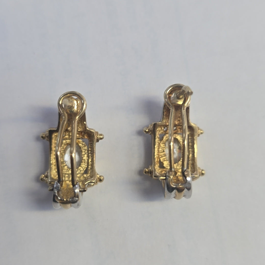ARETES PAR ORO 14 K 8.6 GRMS (SEMINUEVO)