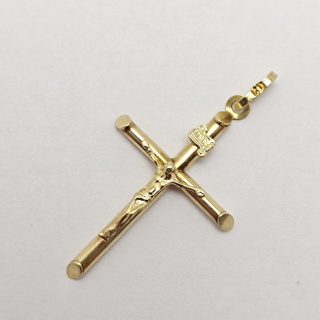 CRUCIFIJO ORO 14 K 1.7 GRMS (SEMINUEVO)