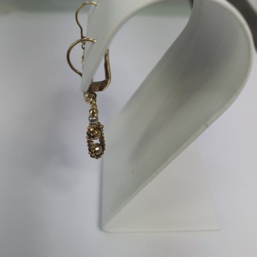 ARETES PAR ORO 14 K 2,90 GRMS (SEMINUEVO)