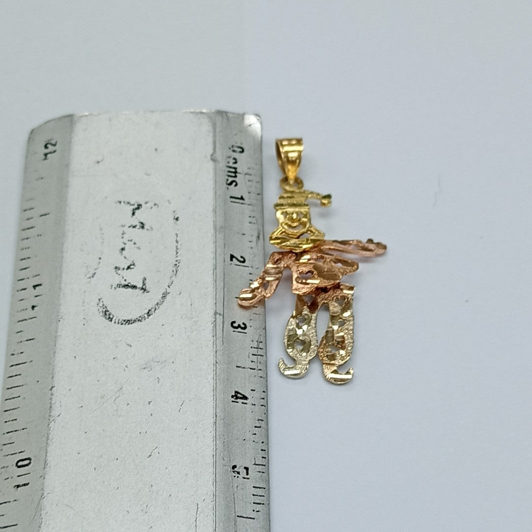 DIJE ORO,ORO COMBINADO 14 K 0,70 GRMS (SEMINUEVO)