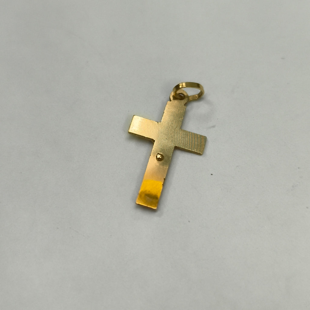 CRUCIFIJO ORO 10 K 0.8 GRMS (SEMINUEVO)