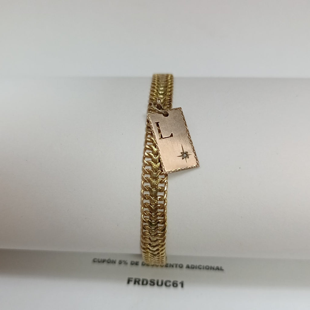 DIJE,PULSERA ORO 8 K 16,20 GRMS (SEMINUEVO)