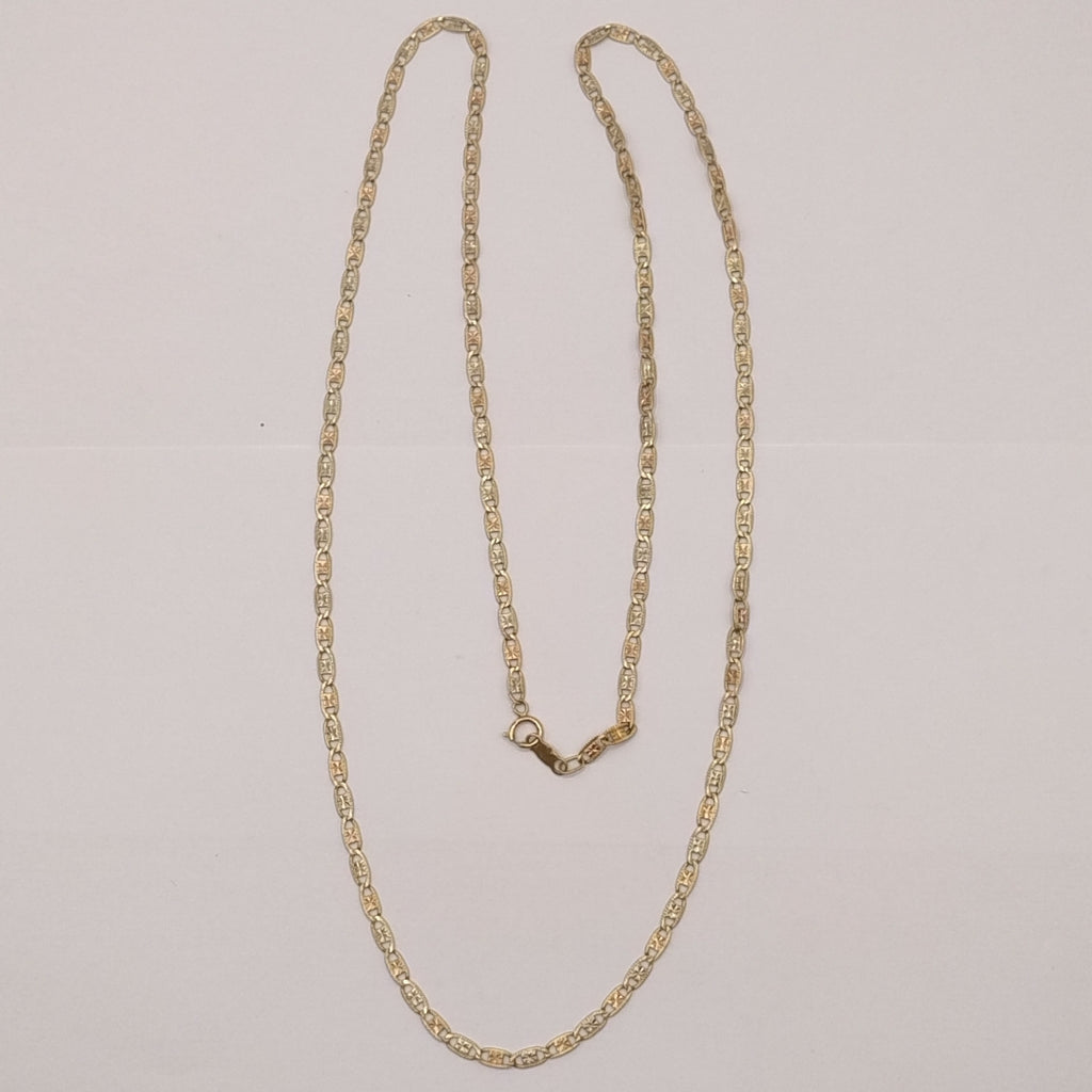 CADENA ORO, ORO COMBINADO 10 K 6.5 GRMS (SEMINUEVO)