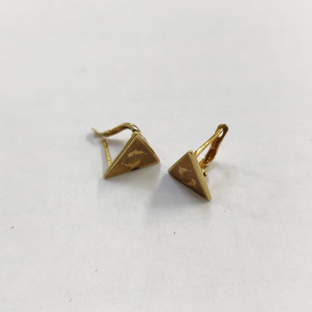 ARETES PAR ORO 14 K 2.6 GRMS (SEMINUEVO)