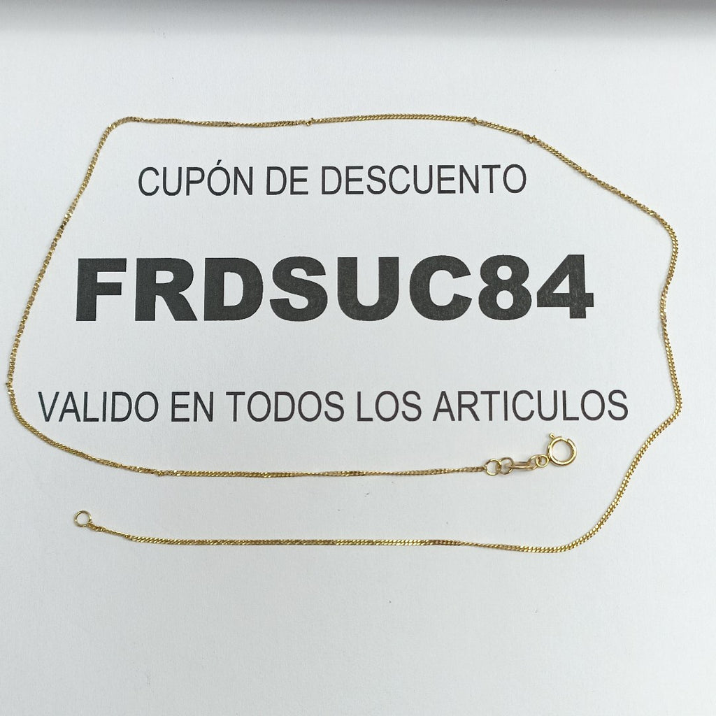 CADENA ORO 10 K 1.6 GRMS (SEMINUEVO)