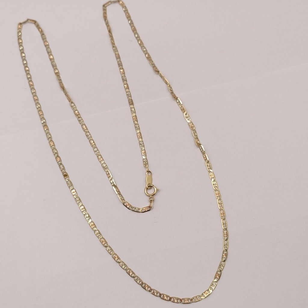 CADENA ORO, ORO COMBINADO 8 K 3.4 GRMS (SEMINUEVO)