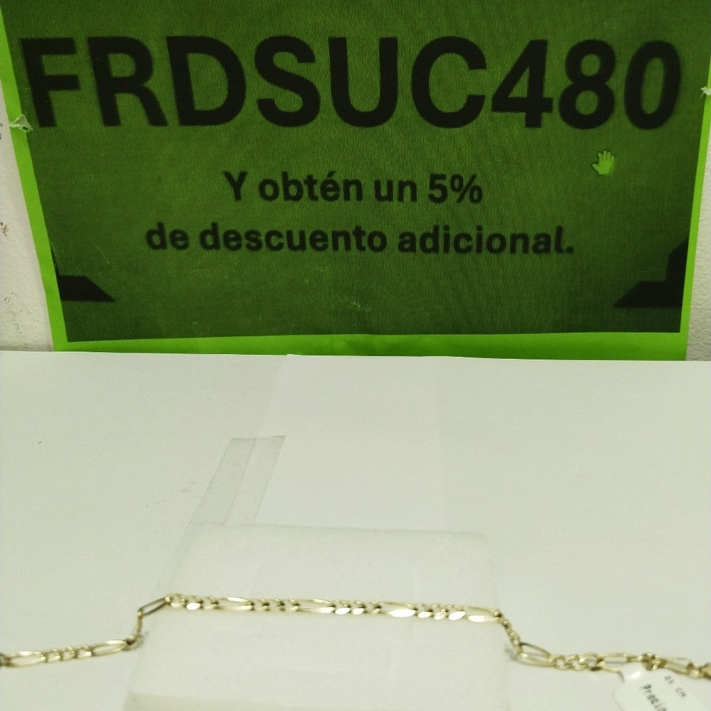 PULSERA TEJIDO 3X1 4.8G 21 CM 14K (NUEVO)