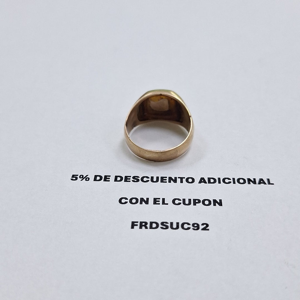 ANILLO DE GRADUACIÓN ORO 10 K 4,00 GRMS (SEMINUEVO)