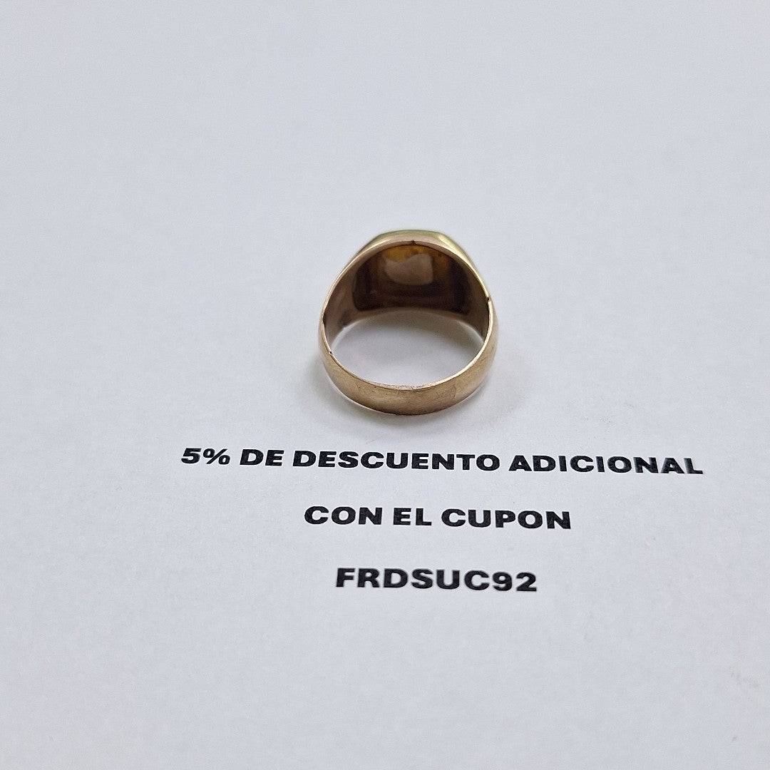 ANILLO DE GRADUACIÓN ORO 10 K 4,00 GRMS (SEMINUEVO)