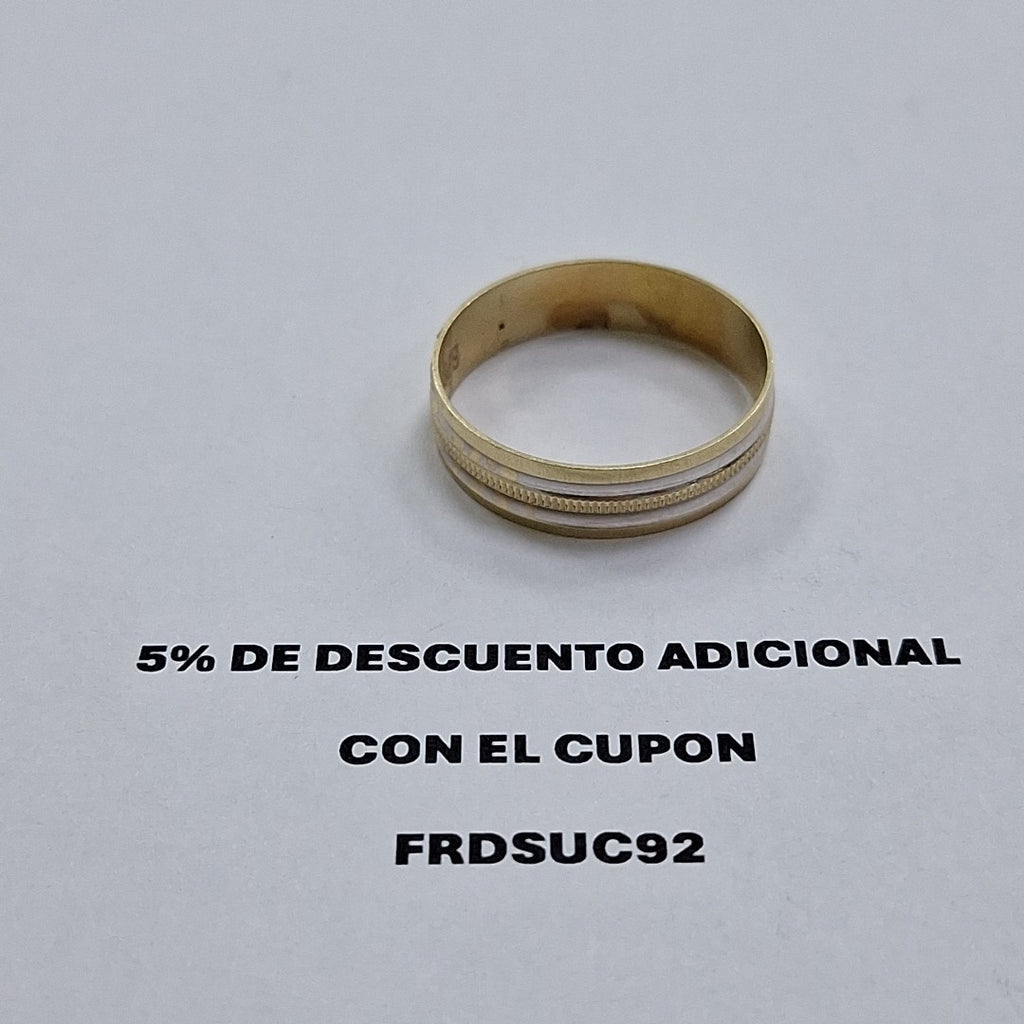 ARGOLLA ORO 14 K 2.9 GRMS (SEMINUEVO)
