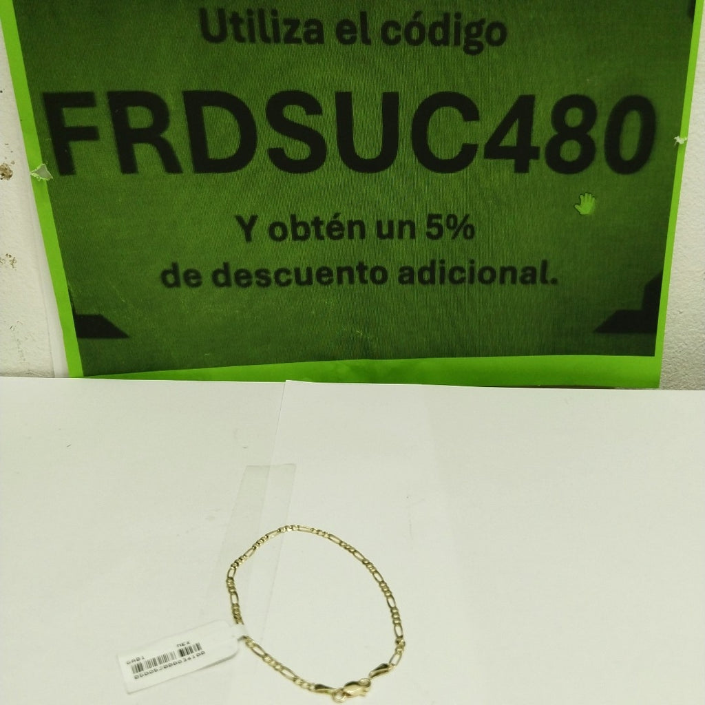 PULSERAS 3X1 ORO 14K 18 CM 1.8 GR (NUEVO)