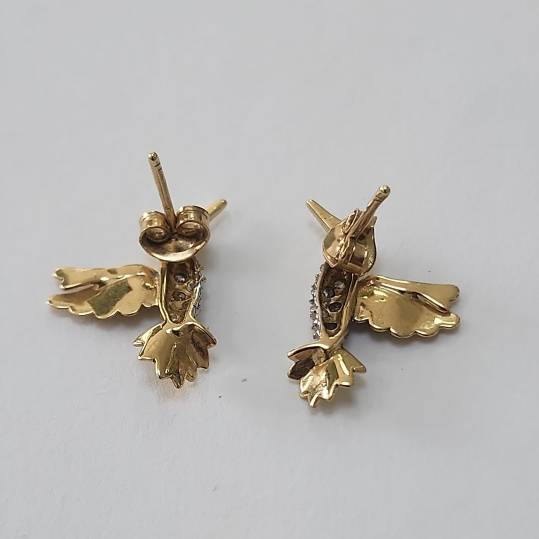BROQUELES PAR ORO 14 K 3,60 GRMS (SEMINUEVO)