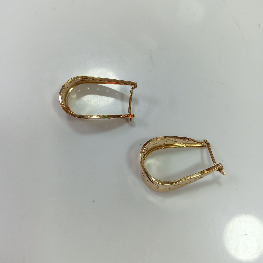 ARRACADAS PAR ORO 14 K 5.6 GRMS (SEMINUEVO)