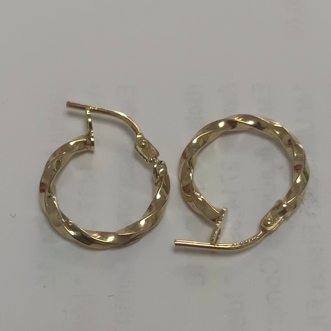 ARRACADAS PAR ORO 10 K 0.6 GRMS (SEMINUEVO)