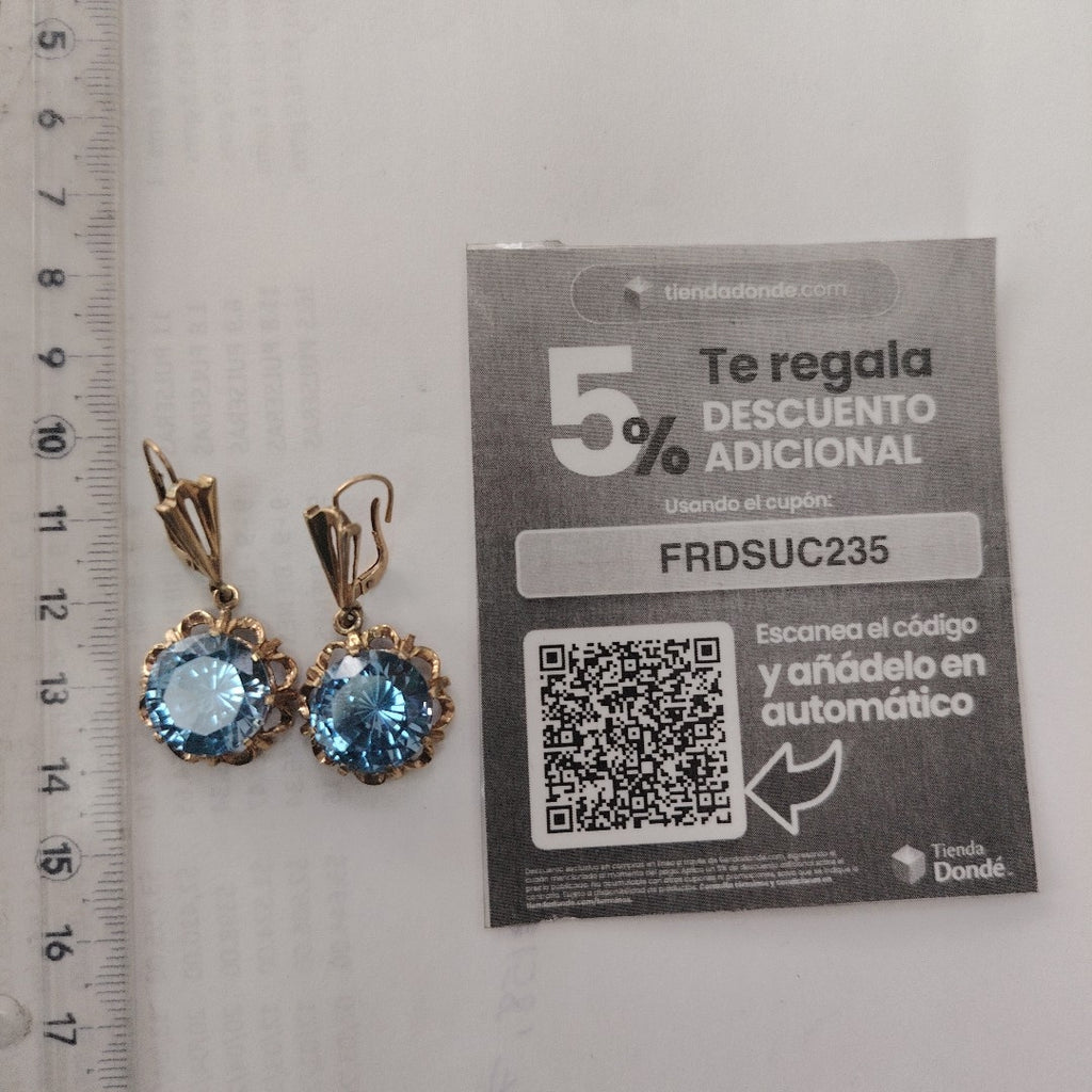 ARETES PAR ORO 8 K 10,00 GRMS (SEMINUEVO)
