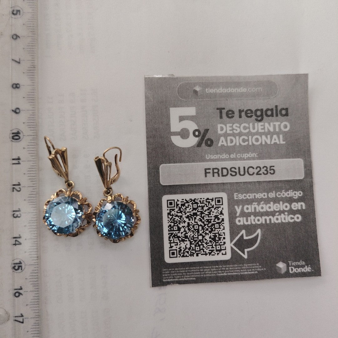 ARETES PAR ORO 8 K 10,00 GRMS (SEMINUEVO)