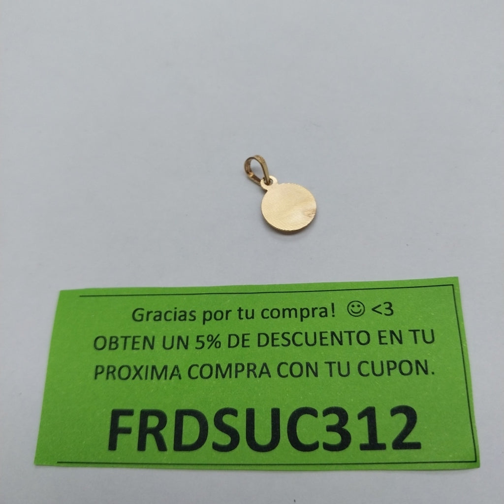 MEDALLA PERSONAL ORO 10 K 0.7 GRMS (SEMINUEVO)