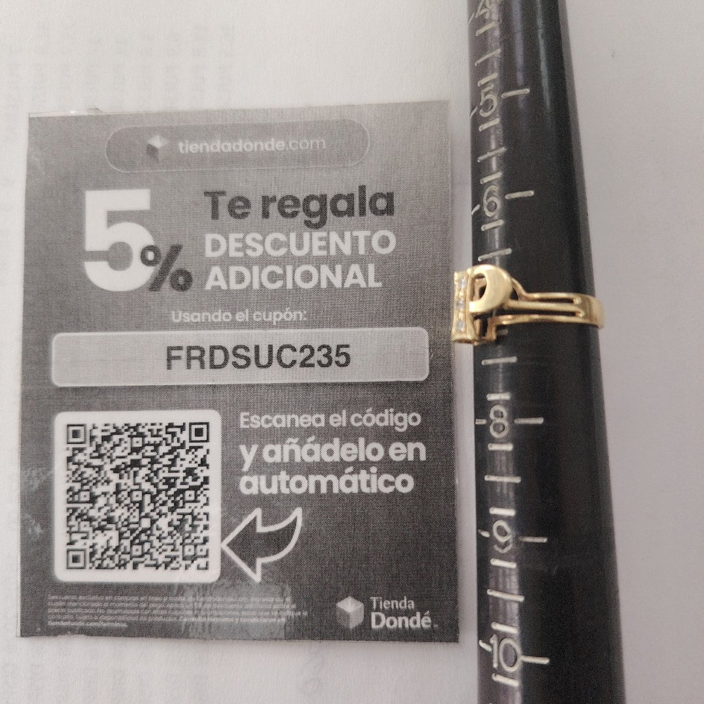 ANILLO ORO 14 K 2,80 GRMS (SEMINUEVO)
