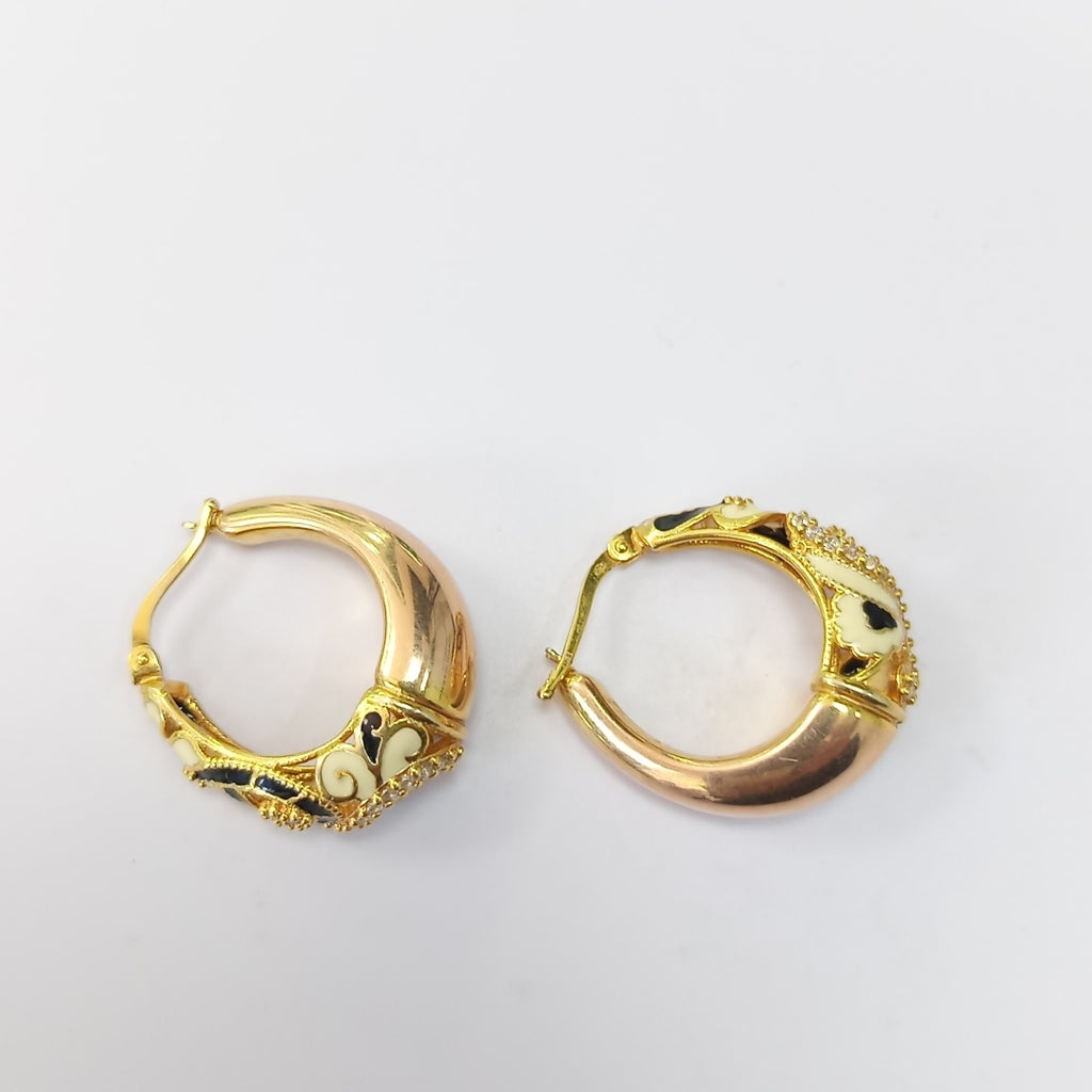 ARRACADAS PAR ORO 14 K 6.7 GRMS (SEMINUEVO)