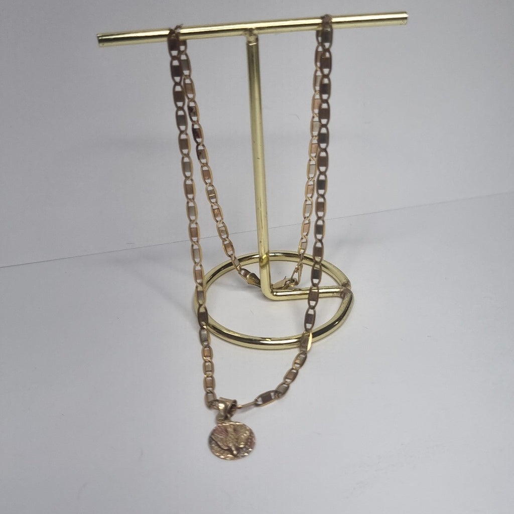 CADENA, DIJE ORO 10 K 5 GRMS (SEMINUEVO)