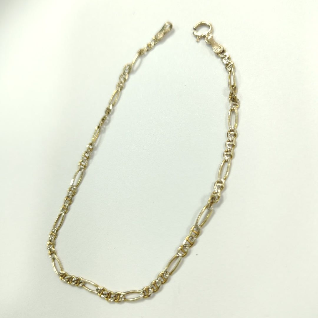 PULSERA ORO, RODIADO 10 K 1.8 GRMS (SEMINUEVO)