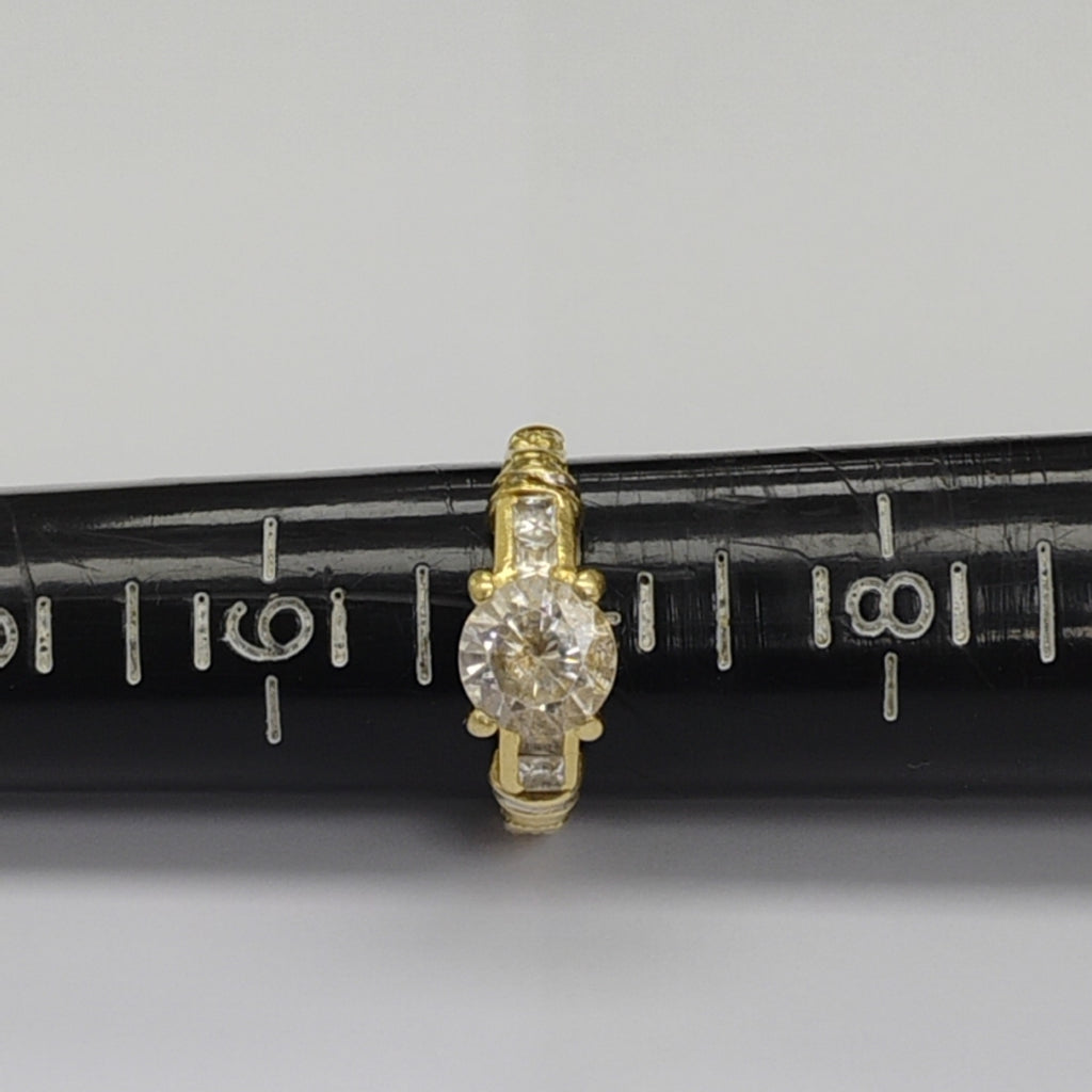 ANILLITO, SOLITARIO ORO 14 K 4.9 GRMS (SEMINUEVO)