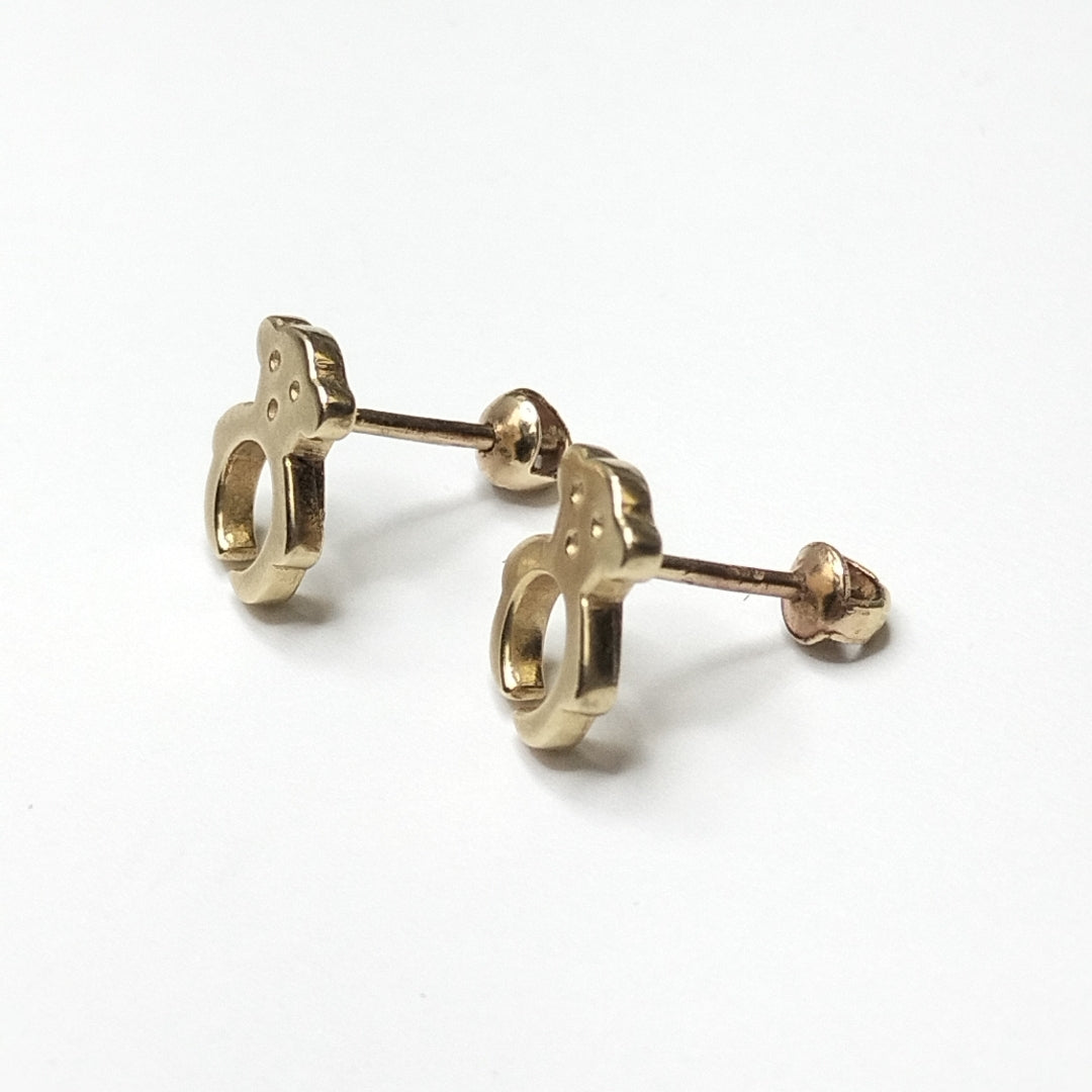 ARETES PAR ORO 14 K 1.7 GRMS (SEMINUEVO)
