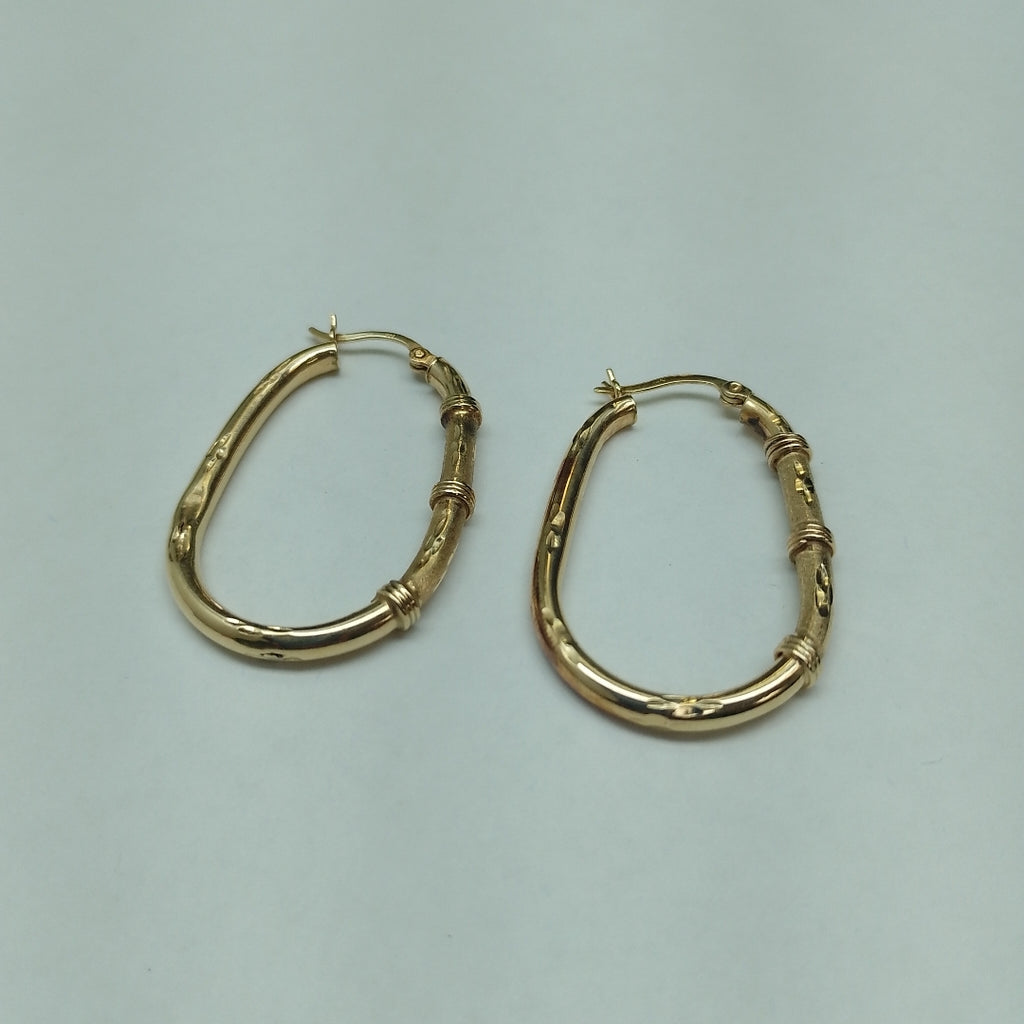 ARRACADAS PAR ORO 14 K 3.5 GRMS (SEMINUEVO)