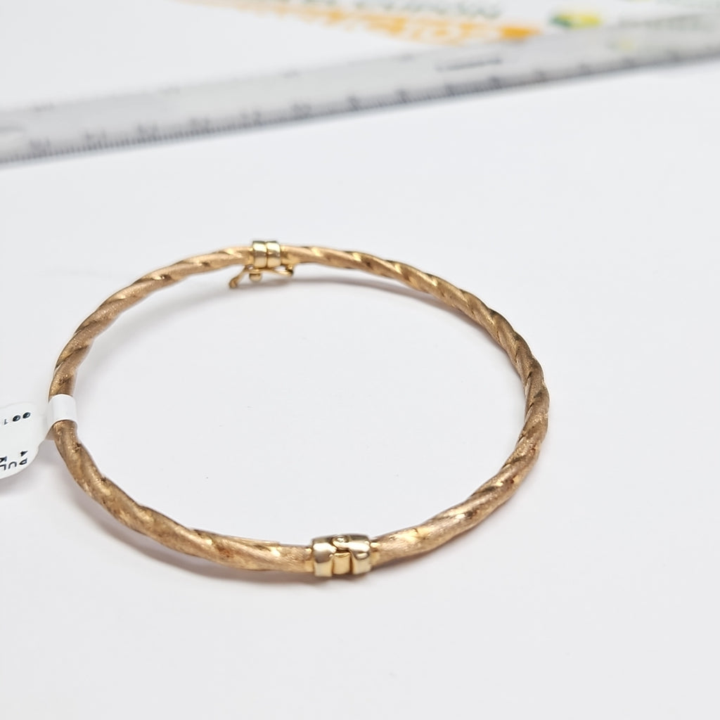 PULSERA RIGIDA ORO 14 K 3,90 GRMS (SEMINUEVO)