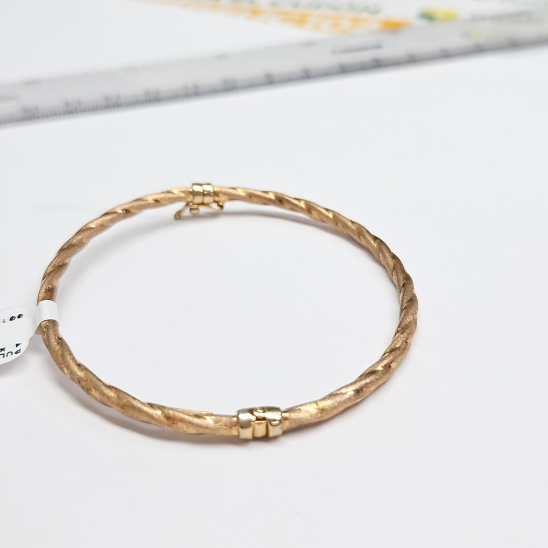 PULSERA RIGIDA ORO 14 K 3,90 GRMS (SEMINUEVO)
