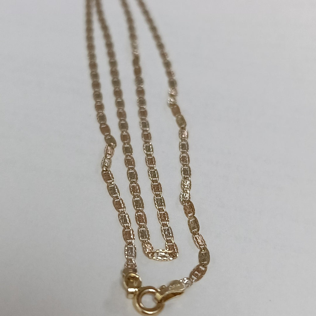 CADENA ORO, ORO COMBINADO 14 K 2.2 GRMS (SEMINUEVO)